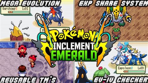 pokemon emerald rom hacks with mega evolution.